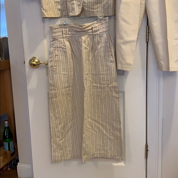 Vintage 80s 3-Pc Pastel Double-Brsted Suit Sz S/7 - Picture 2 of 8